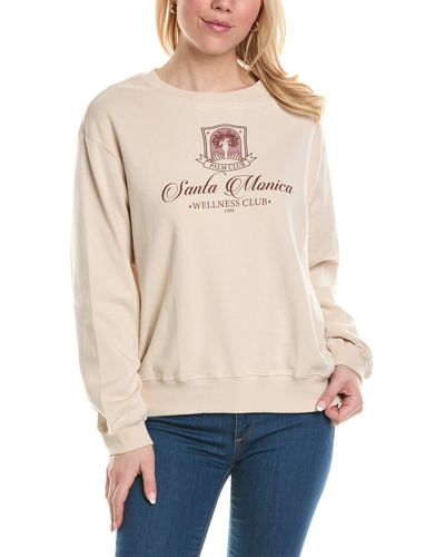 Chaser Palm Tree Club Pullover In Brown