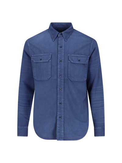 Polo Ralph Lauren Denim Shirt In Blue