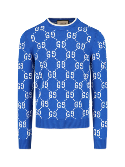 GUCCI 'GG' CREW NECK SWEATER