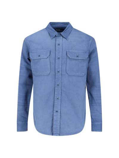 Polo Ralph Lauren Denim Shirt In Light Blue