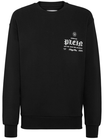 Philipp Plein Logo Sweatshirt In ブラック