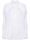 Patou Artist Cotton Blouse In ホワイト