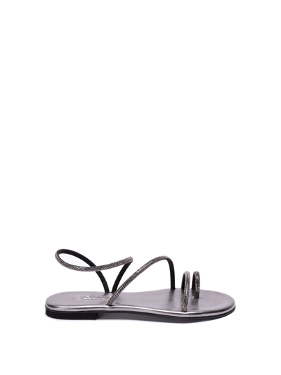 Kima Sandals In Metallic