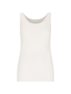 Saint Laurent Basic Tank Top In Beige