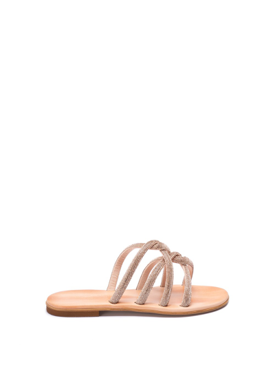Kima Sandals In Metallic