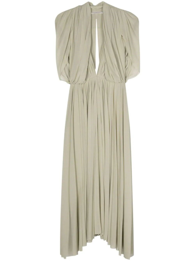 Philosophy Di Lorenzo Serafini Draped-detail Dress In White