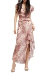 ALLSAINTS BREA CASCADE FLORAL PAISLEY DRESS