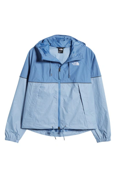 The North Face Antora Water Repellent Hooded Jacket In Blue
