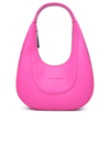 Chiara Ferragni Chic Shoulder Bag With Sleek Design And Functional Zipper Closure In Fucsia