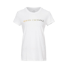 ARMANI EXCHANGE 女士时髦简洁烫金logo短袖T恤,6920384106815189067