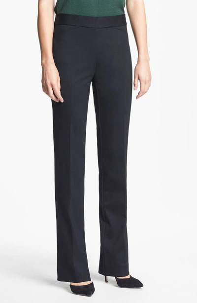 Chaus Pull-on Knit Pants In Rich Black