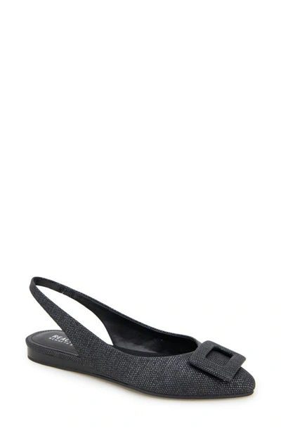 Reaction Kenneth Cole Linton Buckle Slingback Flat In Black