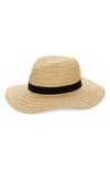 Madewell Braided Straw Hat In Natural Multi