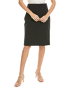 Vince Seamed Front Pencil Skirt In Blue