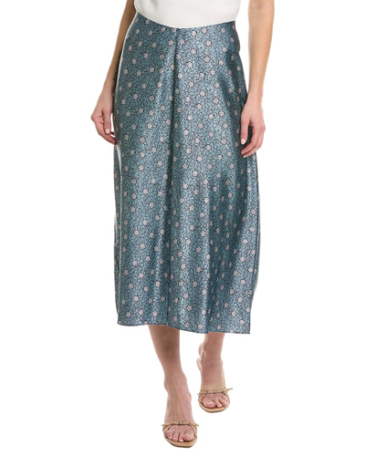 Vince Camellia Skirt In Blue