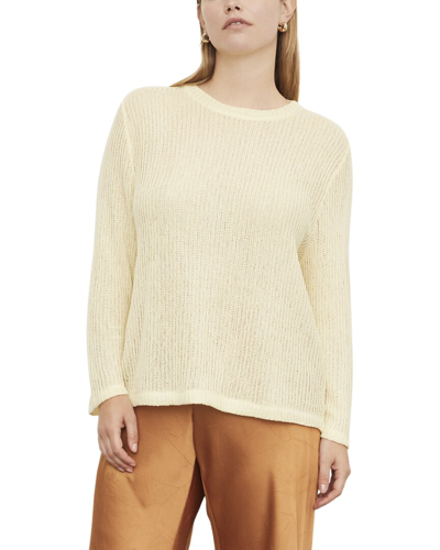 Vince Plus Bracelet Sleeve Crew In Yellow