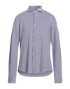 Rossopuro Man Shirt Purple Size 17 Cotton