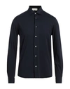 Filippo De Laurentiis Man Shirt Midnight Blue Size 42 Cotton