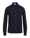 Filippo De Laurentiis Man Shirt Midnight Blue Size 42 Cotton In Blue