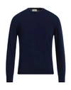 Altea Man Sweater Midnight Blue Size L Virgin Wool