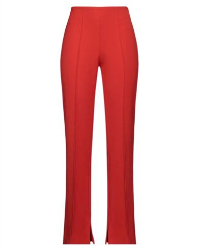 Attic And Barn Woman Pants Tomato Red Size 6 Polyester, Viscose, Elastane
