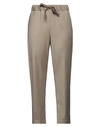 Semicouture Woman Pants Sand Size 10 Virgin Wool, Polyester, Viscose, Elastane In Beige