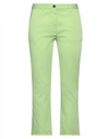 Nine In The Morning Woman Pants Lime Green Size 30 Cotton, Elastane