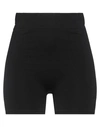 Rick Owens Woman Shorts & Bermuda Shorts Black Size S Polyamide, Elastane