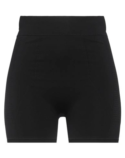 Rick Owens Woman Shorts & Bermuda Shorts Black Size L Polyamide, Elastane