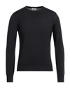 Gran Sasso Man Sweater Steel Grey Size 36 Virgin Wool In Grey