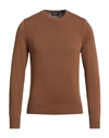 Drumohr Man Sweater Khaki Size 38 Cotton In Beige