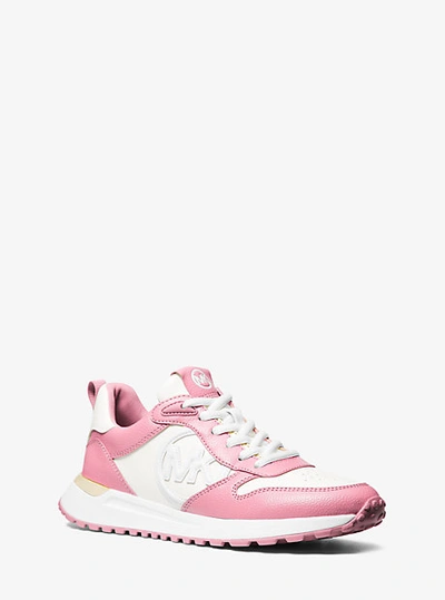 Michael Kors Dev Two-tone Trainer In Pink
