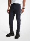 MICHAEL KORS LOGO TAPE COTTON BLEND JOGGERS