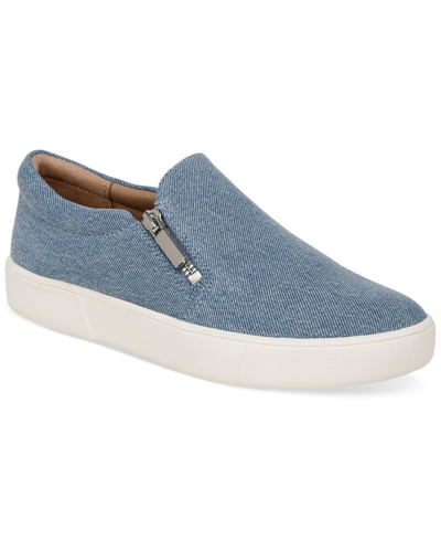Style & Co Moira Zip Sneakers, Created For Macy's In Denim