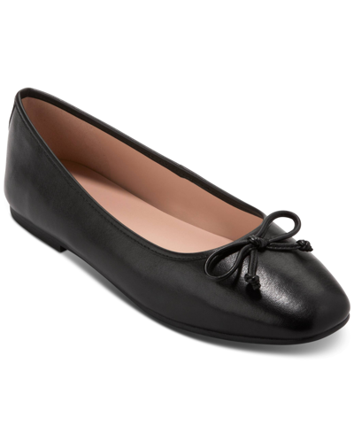 Cole Haan Women's Yara Soft Ballet Flats In Black Leather