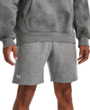 Under Armour Men's Rival Fleece 10" Drawstring Shorts In Castlerock Heather