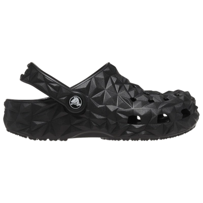 Crocs Kids' Boys  Classic Geometric Clogs In Black