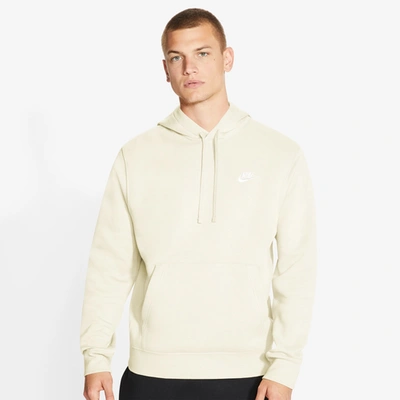 Nike Mens  Club Basketball Pullover Hoodie In White/sail