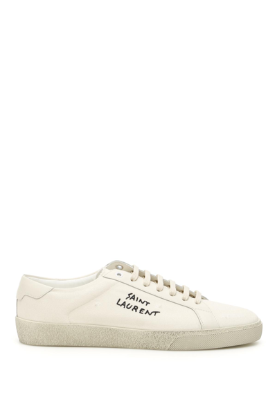 Saint Laurent Sl06 Sneakers For Stylish In White