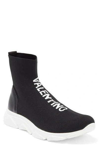 Valentino By Mario Valentino Tom High Top Sneaker In Black