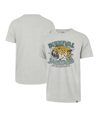 47 Brand Men's ' Gray Distressed Jacksonville Jaguars Regional Franklin T-shirt