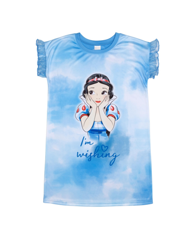 Disney Princess Kids' Little Girls Snow White Dorm Crewneck Sleep Shirt In Assorted