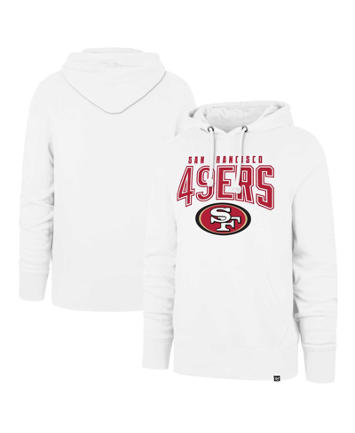 47 Brand Men's ' White San Francisco 49ers Elements Arch Headline Pullover Hoodie