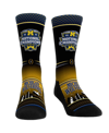 ROCK 'EM MEN'S AND WOMEN'S ROCK 'EM SOCKS NAVY MICHIGAN WOLVERINES COLLEGE FOOTBALL PLAYOFF 2023 NATIONAL CHA