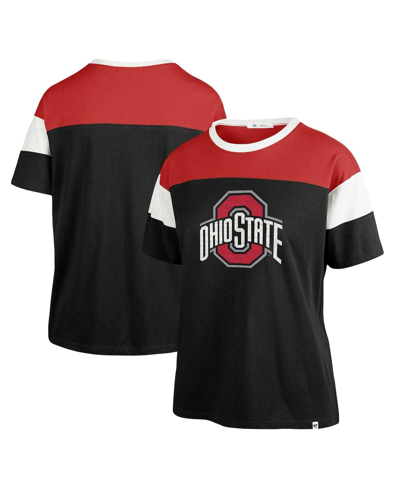 47 Brand Women's ' Black Ohio State Buckeyes Premier Time Off T-shirt
