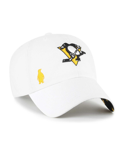 47 Brand Women's ' White Pittsburgh Penguins Confetti Clean Up Adjustable Hat