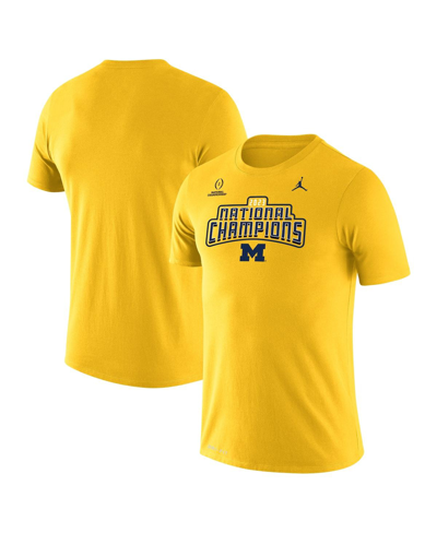 Jordan Men's  Brand Maize Michigan Wolverines College Football Playoff 2023 National Champions Legend