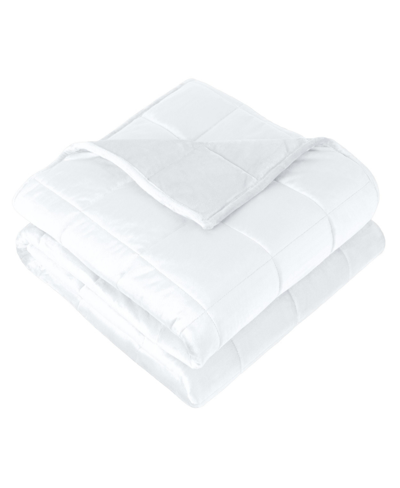 Bare Home Weighted Blanket, 17lbs (60" X 80") In Minky - White