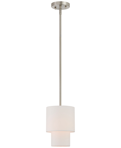 Livex Claremont Mini Pendant In Brushed Nickel