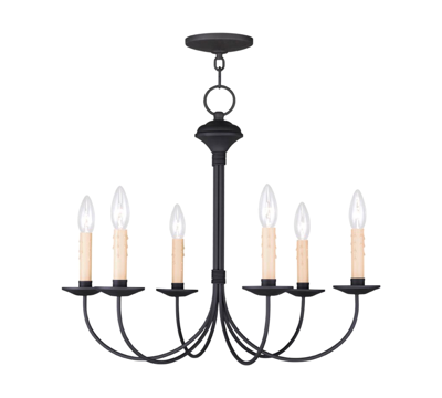 Livex Heritage Chandelier Light In Black